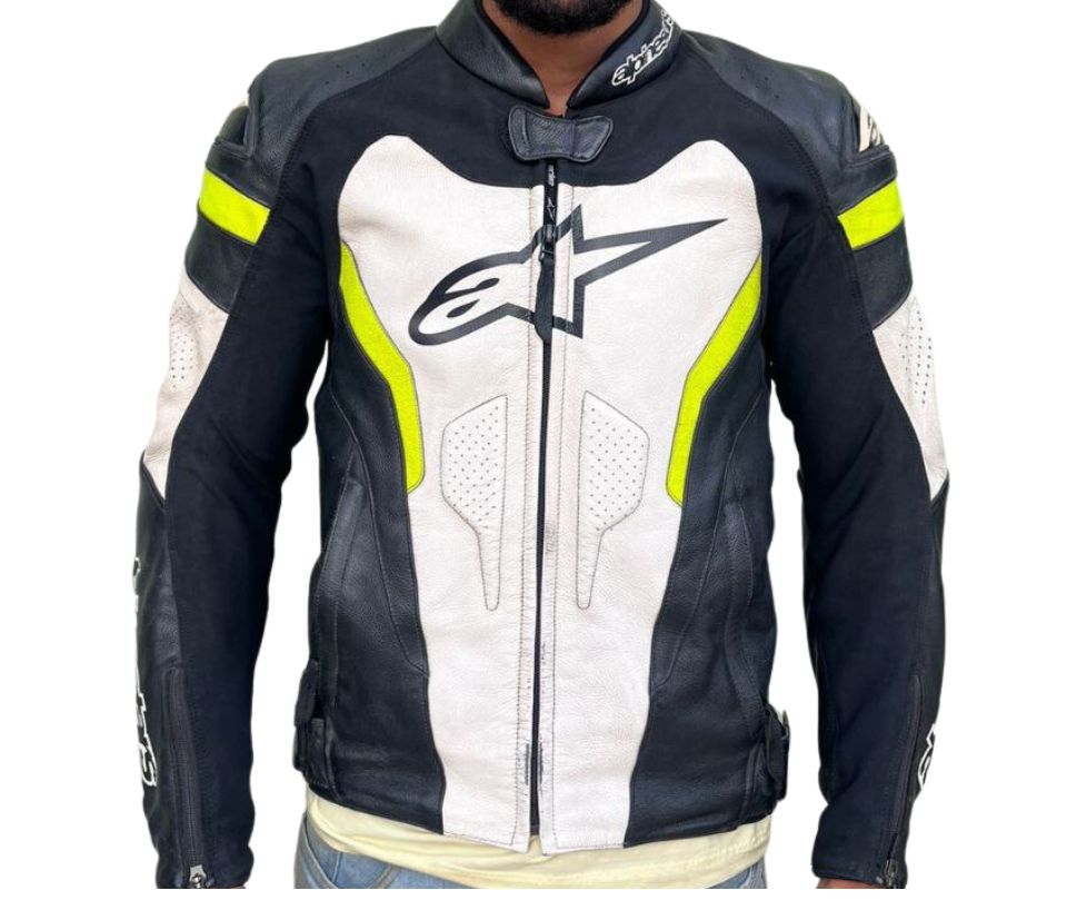 BLOUSON DORSALE CUIR ALPINESTAR HOMME TAILLE S 481