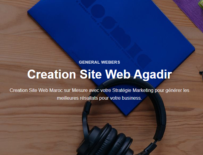 Creation Site Web Agadir