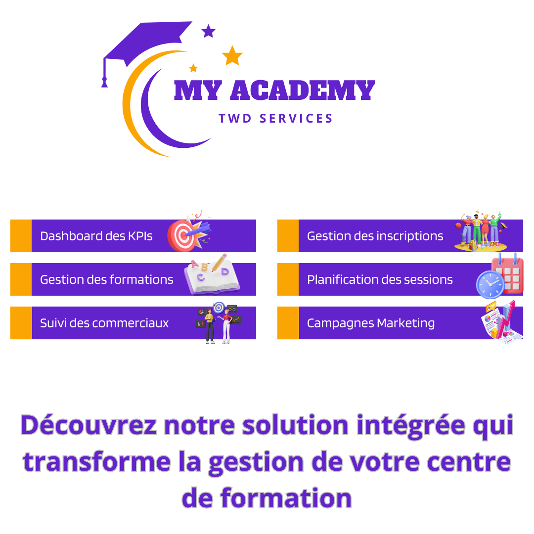 Système de gestion de centre de formations et écoles