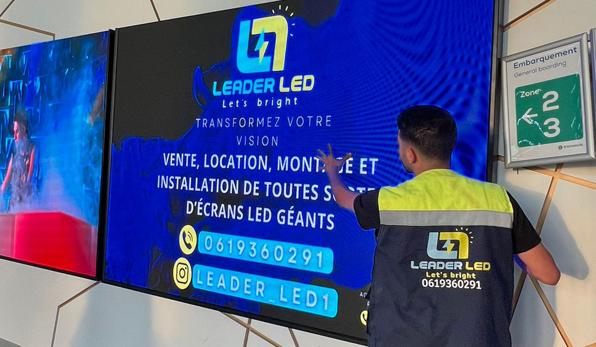 LeaderLED : Votre expert en affichage dynamique au Maroc.
