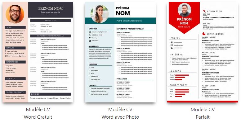 CV Canadien : Téléchargez gratuitement le modèle de CV à remplir avec Word